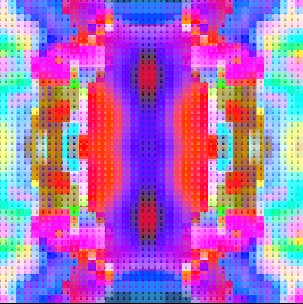 Magical Pixelated Kaleidoscope #15