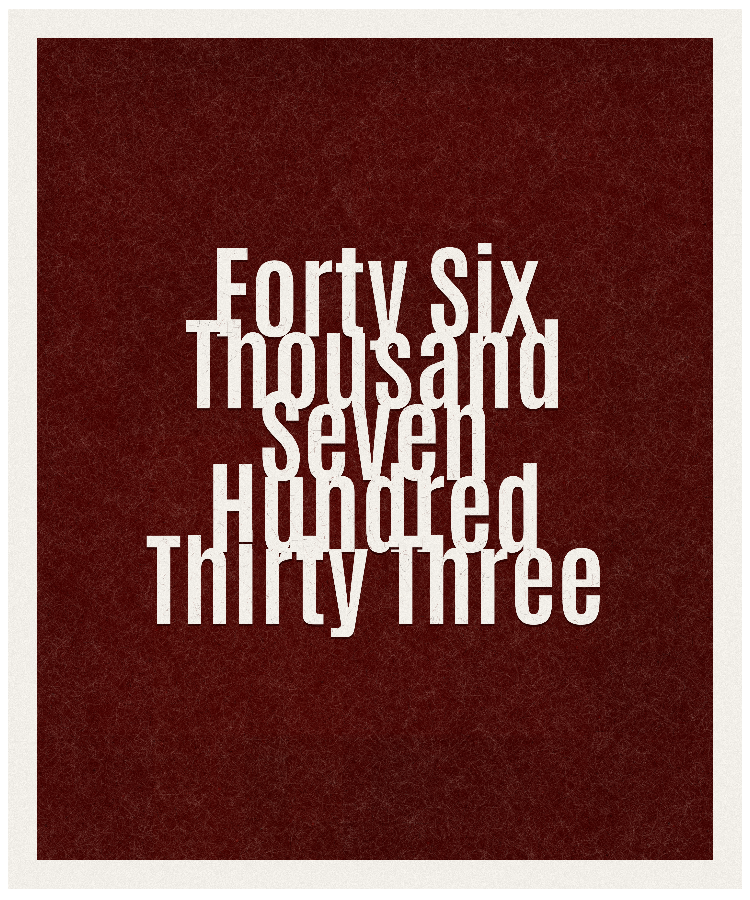Count #46733