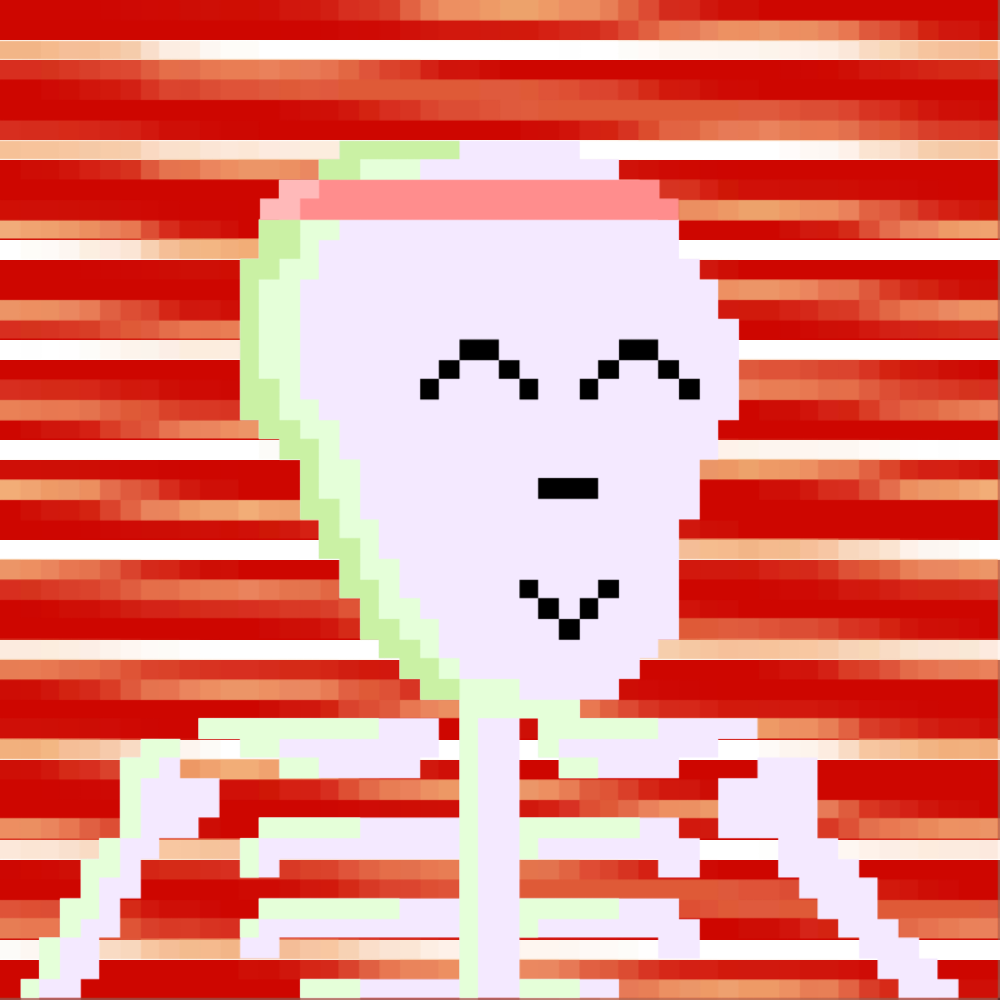 PIXEL SKULLETTI 1 #244