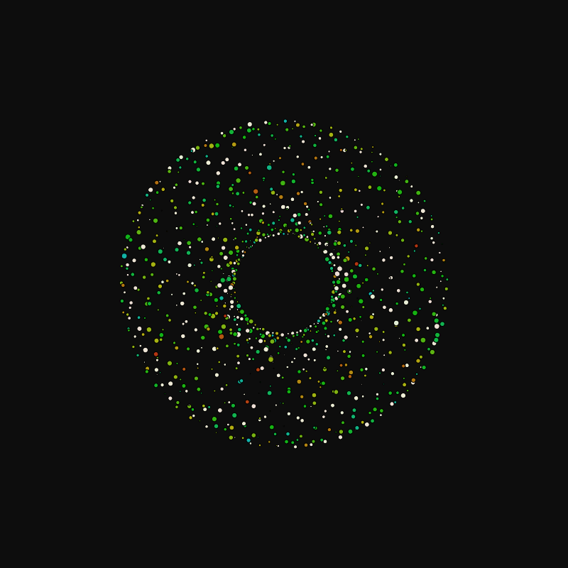 rotating particles #5