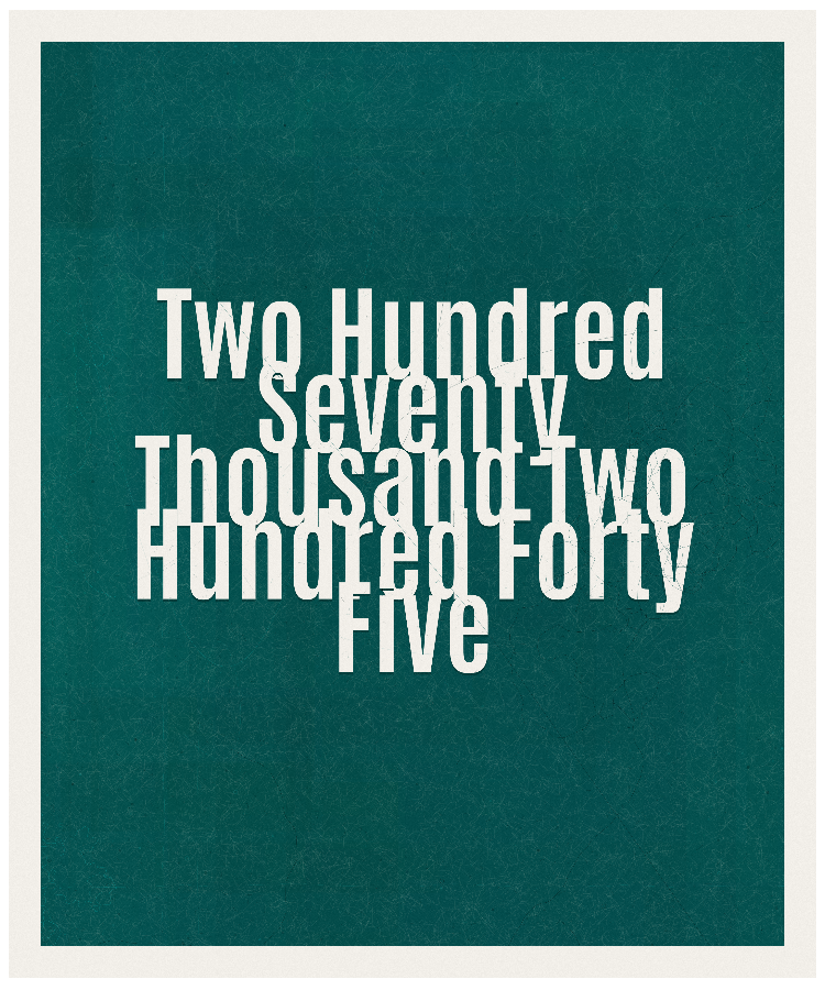 Count #270245