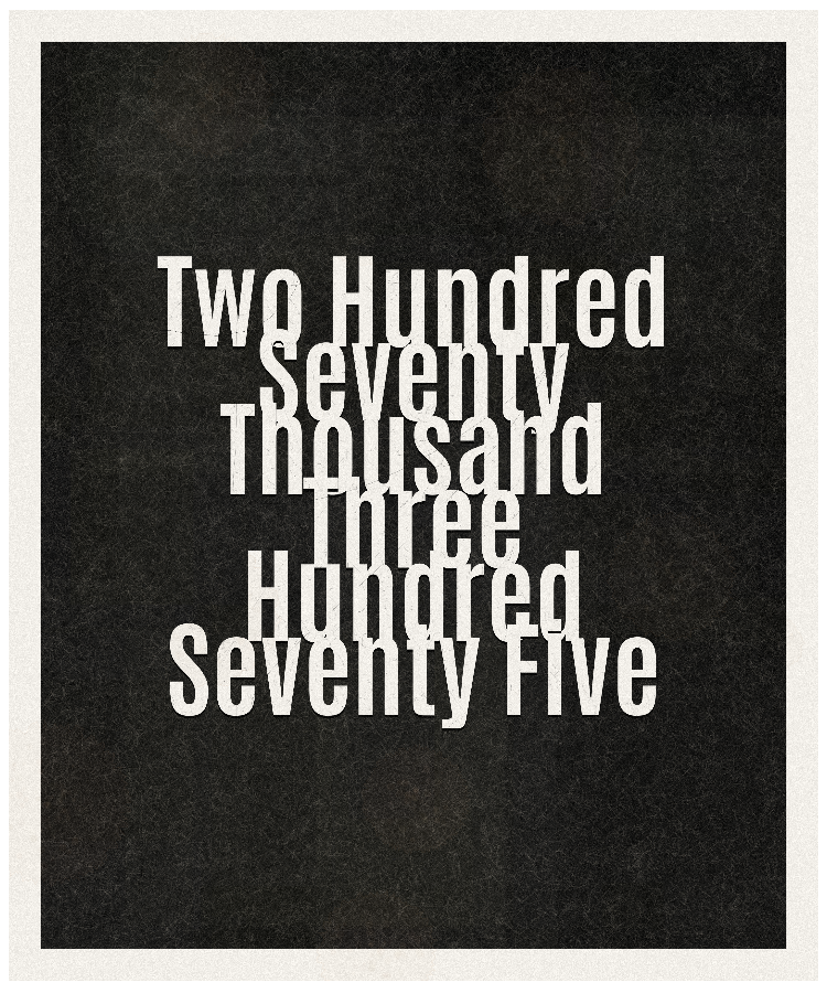 Count #270375