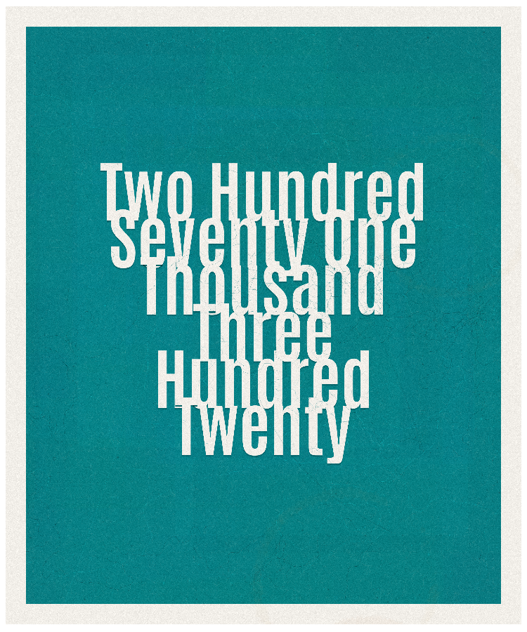 Count #271320