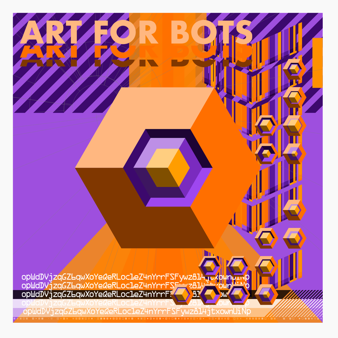 Hexagones - Art forBots forHumans forPrint #14