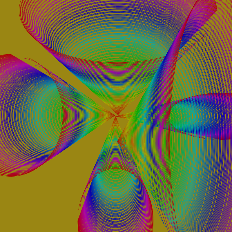 Fibonacci Rainbow Spiral v2 variation 3 #2