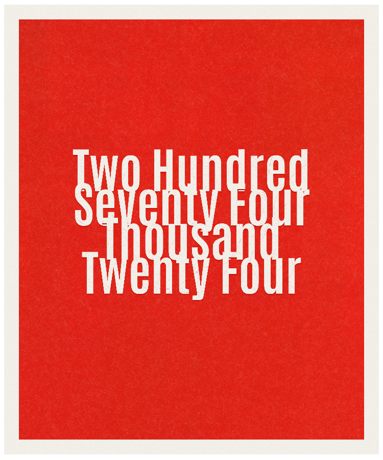 Count #274024