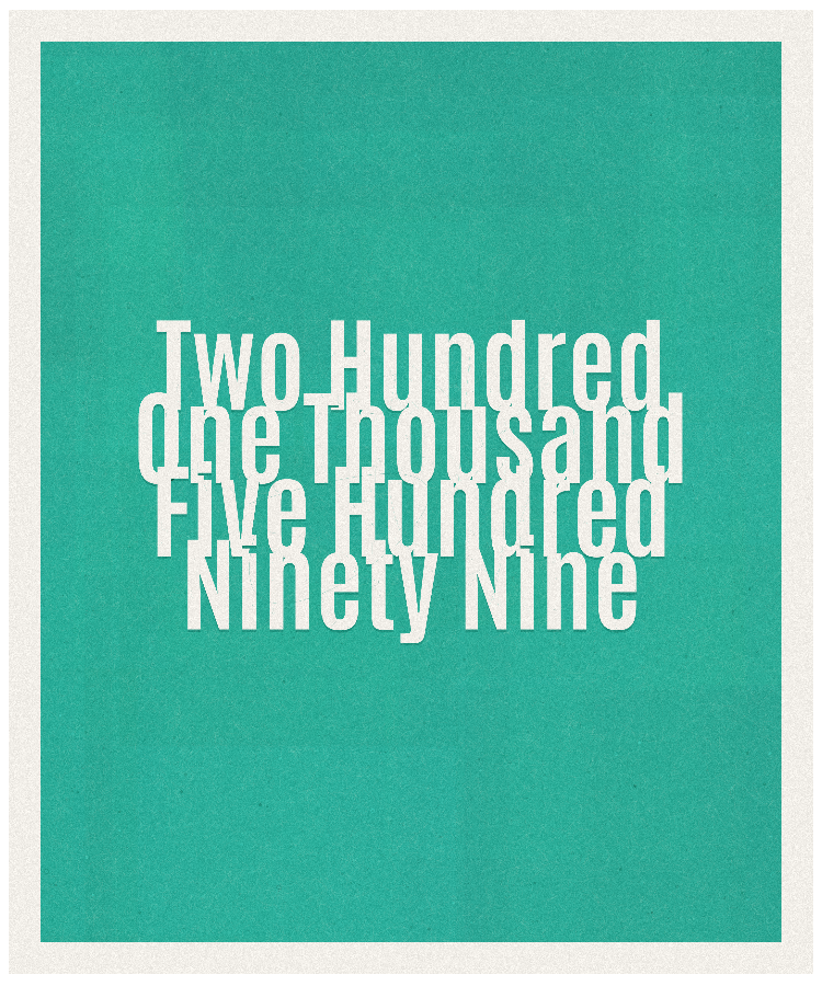 Count #201599