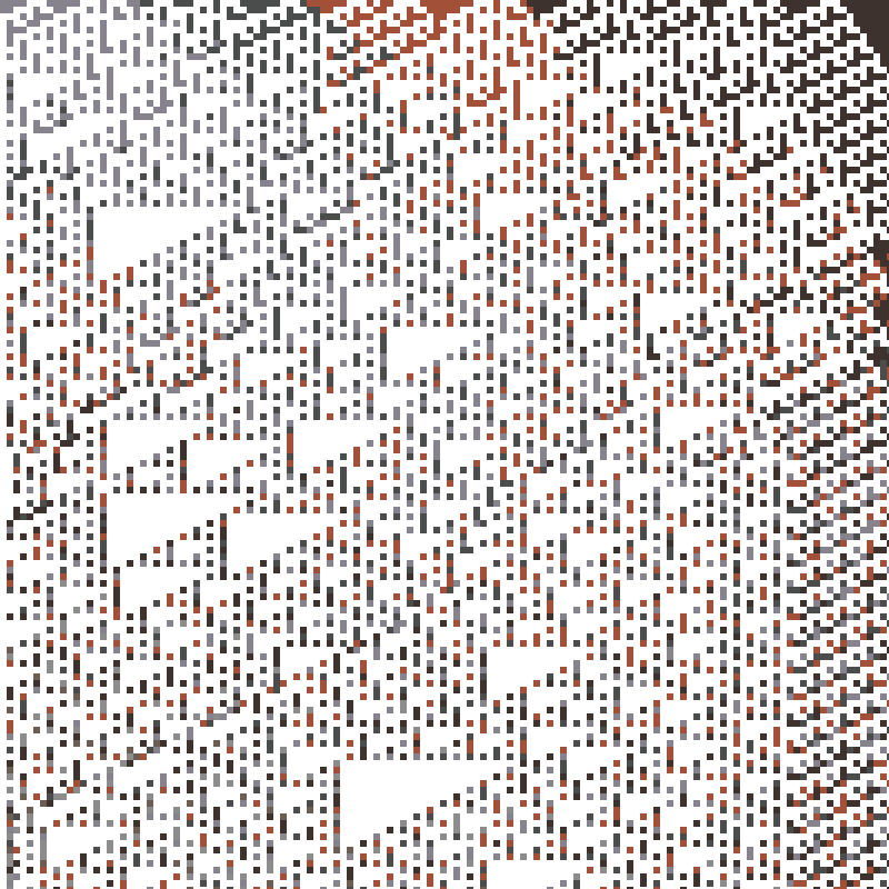 Colored Elementary Cellular Automaton #413