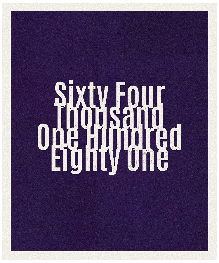 Count #64181