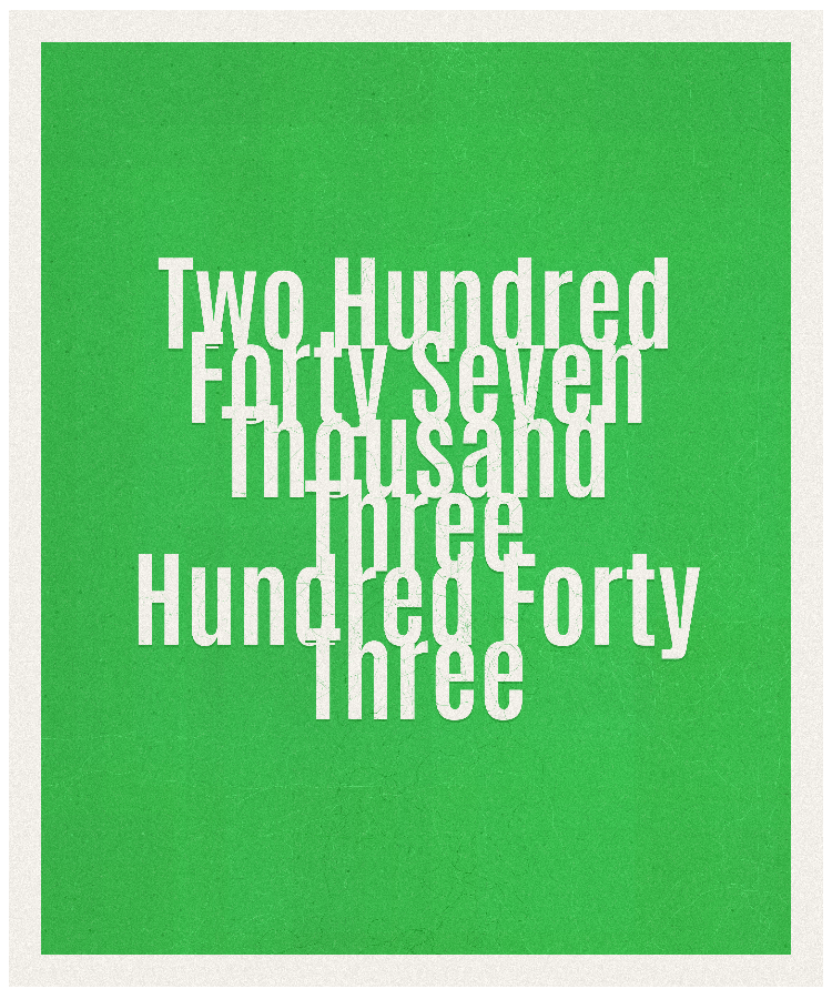 Count #247343