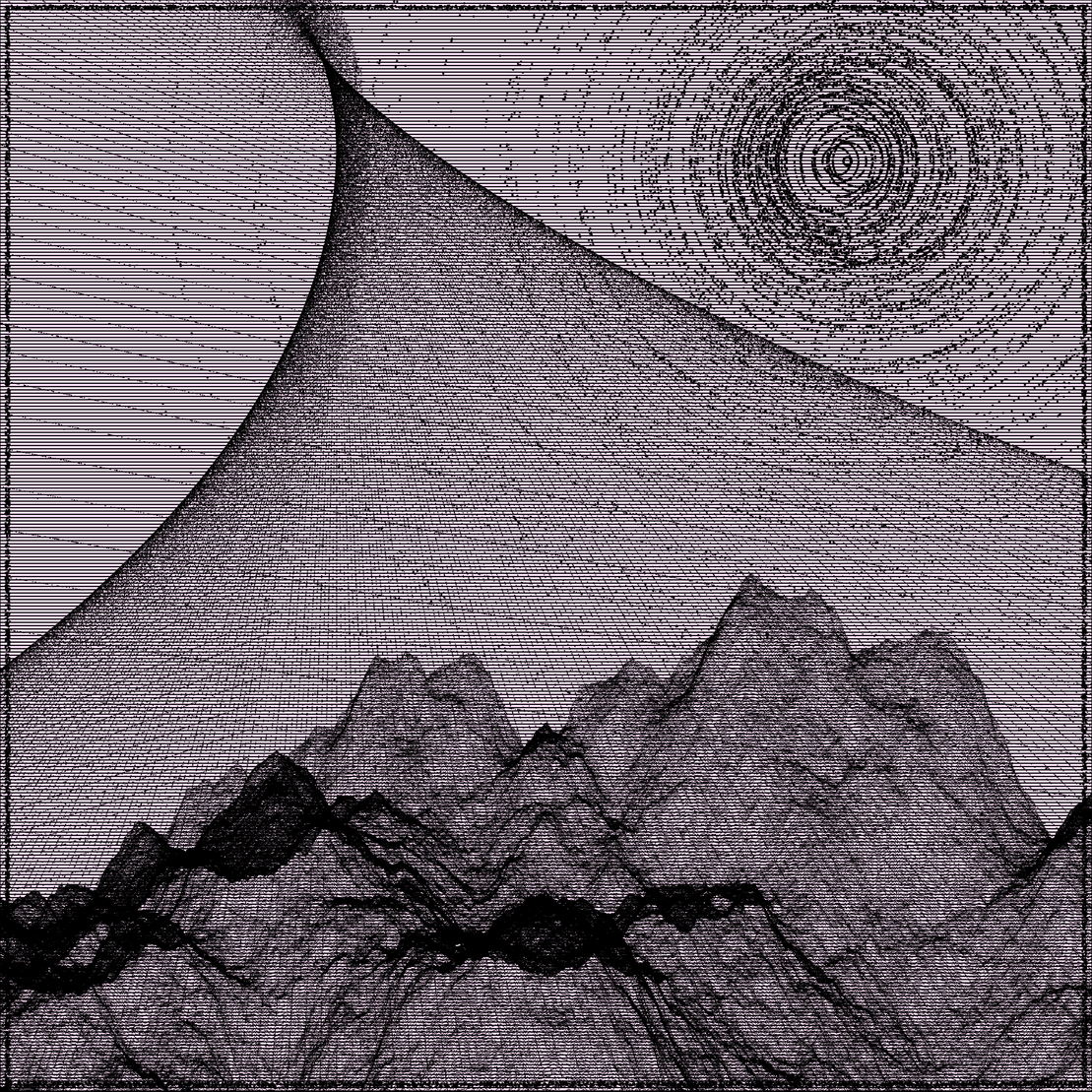 Surreal classic generative landscape #34