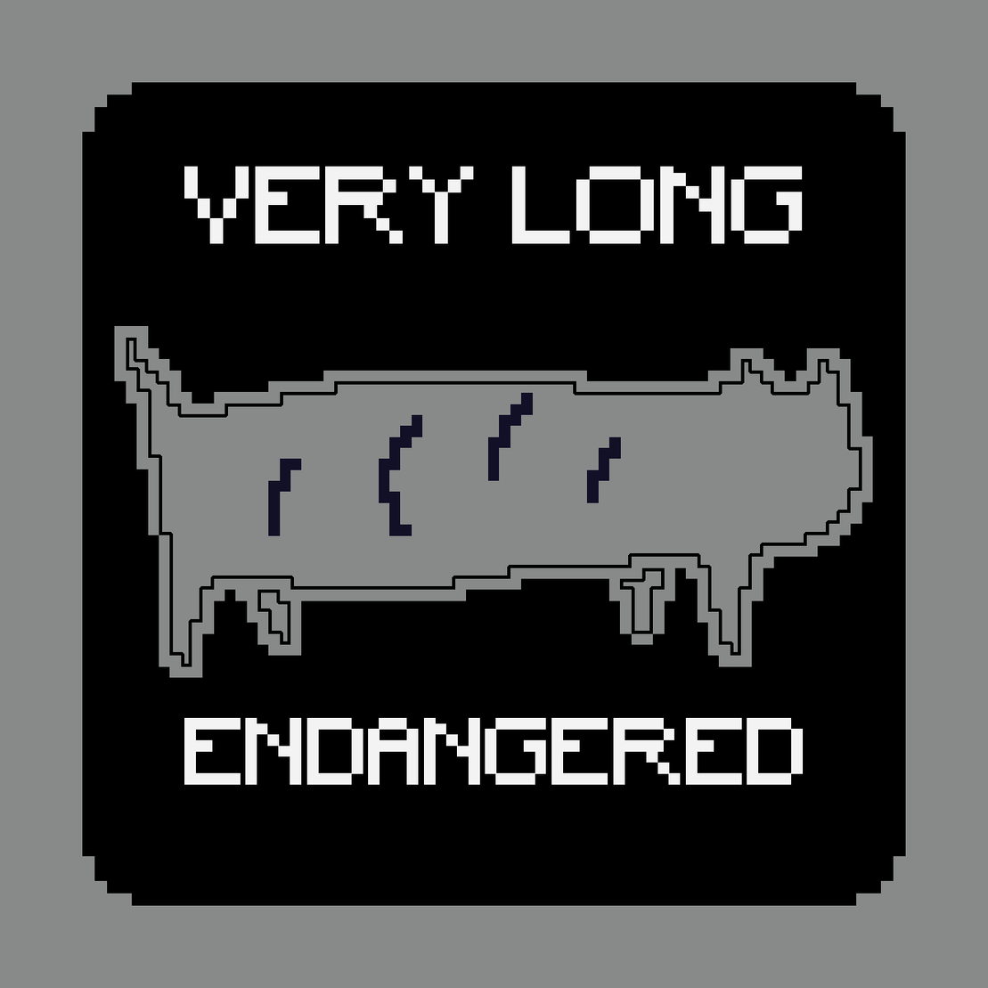 VERY LONG ENDANGERED CAT #9