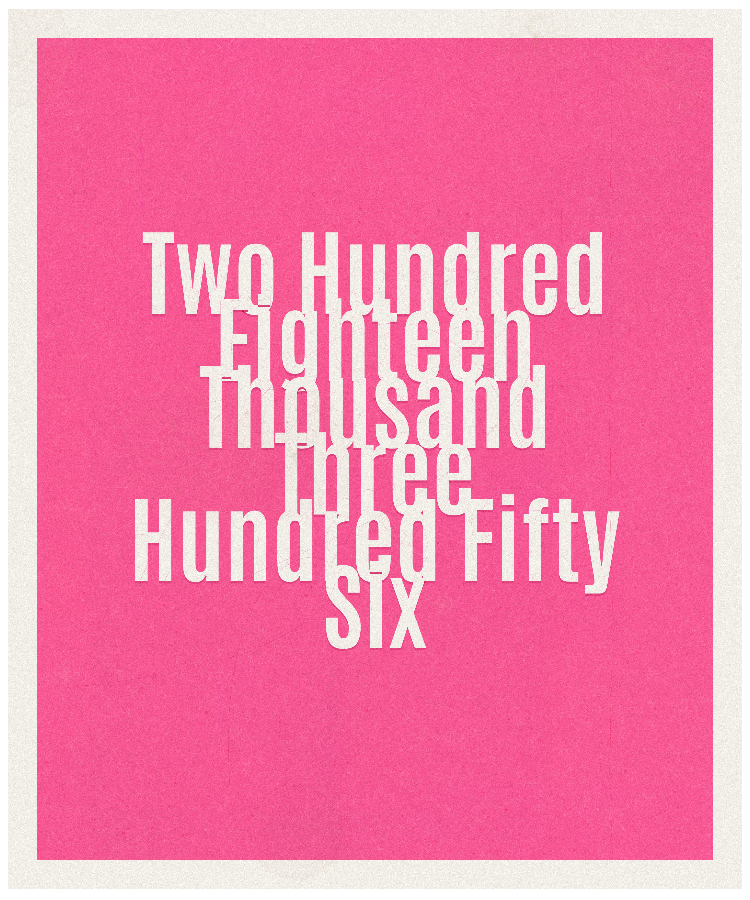 Count #218356