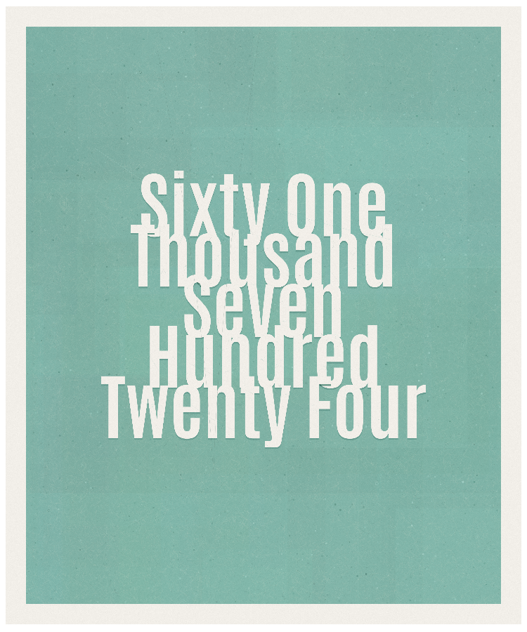 Count #61724