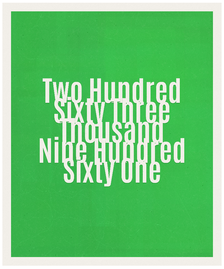 Count #263961