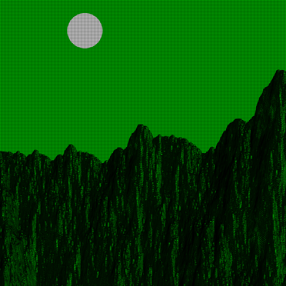 Classic generative landscape #2