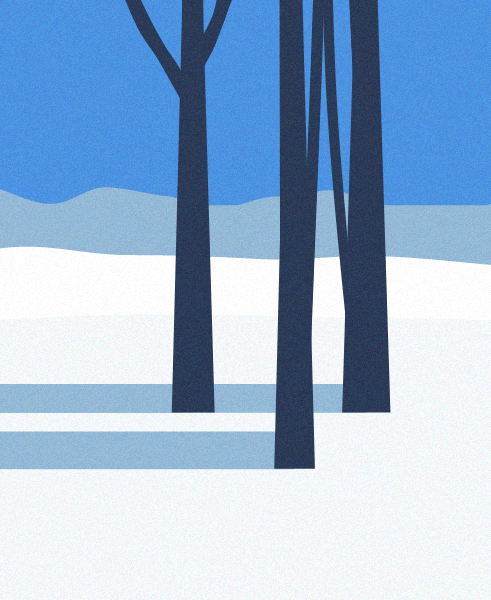 Minimal Snow Landscape #39