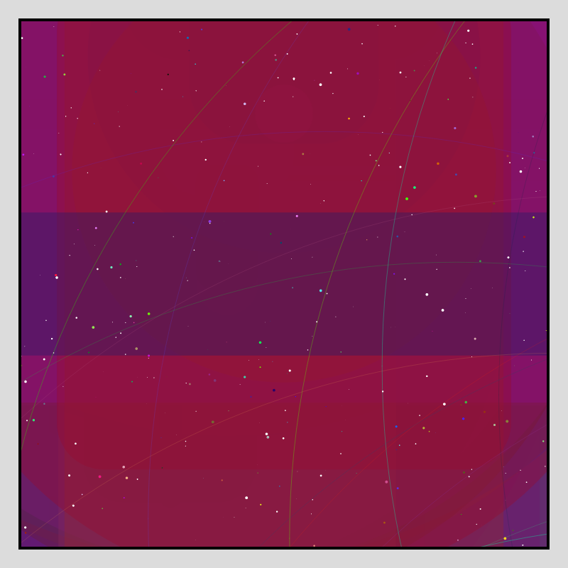 Color Field Starry B #28