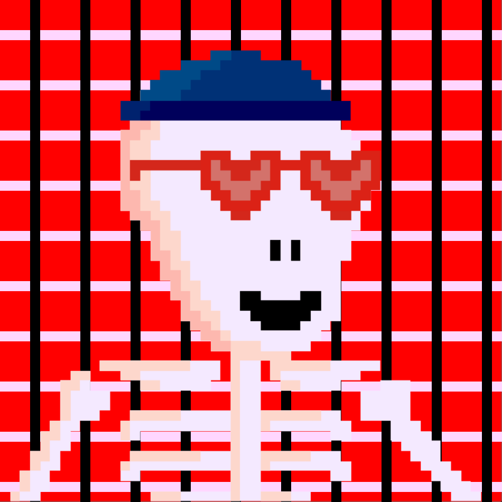 PIXEL SKULLETTI 1 #214