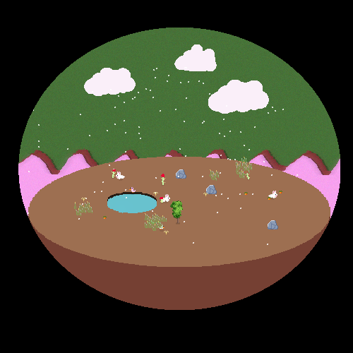 tiny terrarium world #3