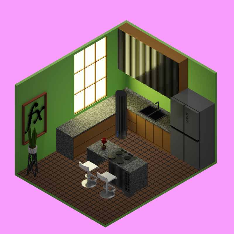 Isometric kitchen #44