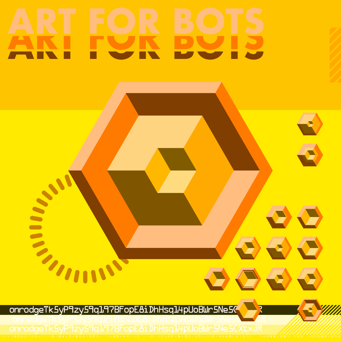 Hexagones - Art for Bots for Humans #30