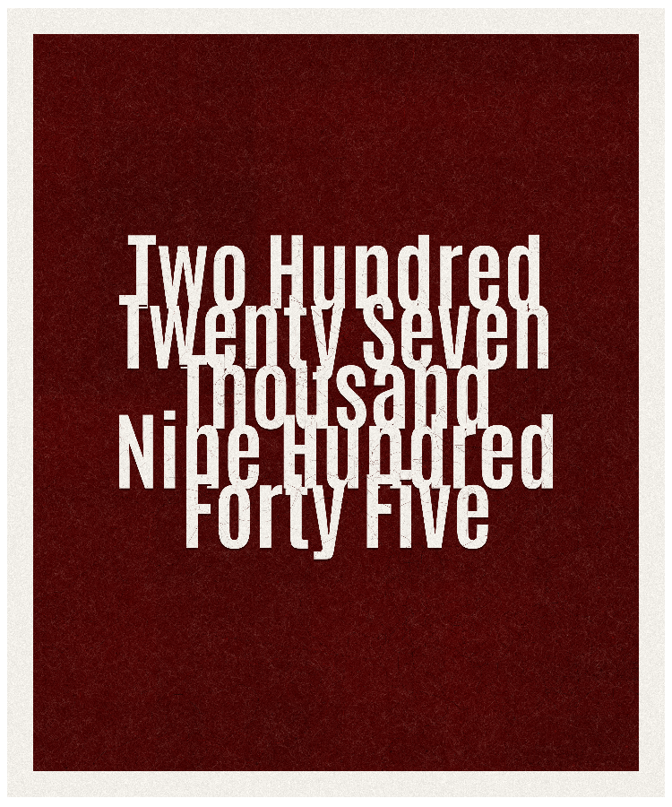 Count #227945