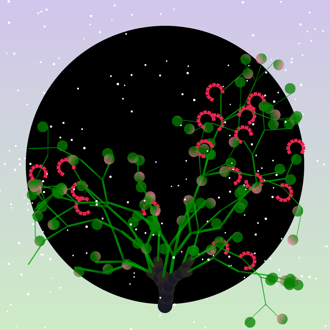 Some generative winter trees #40