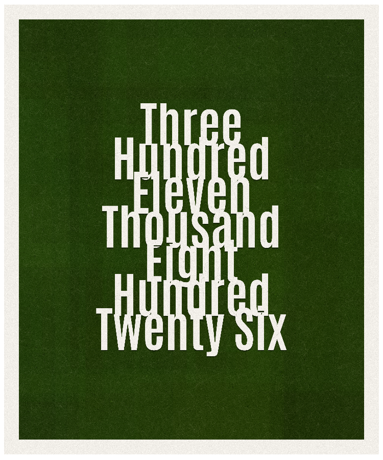 Count #311826