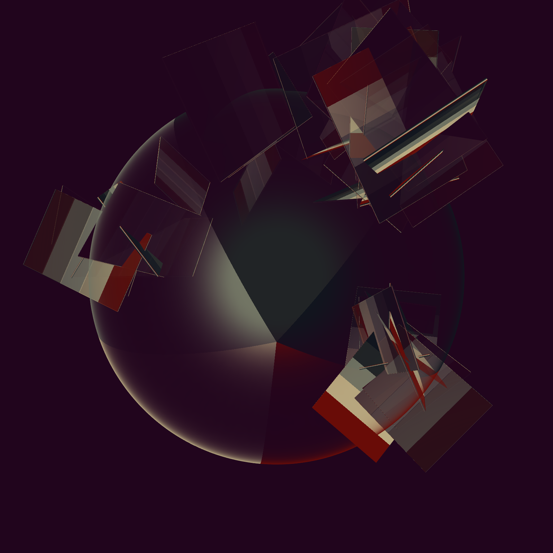 Composition with Sphere  #32