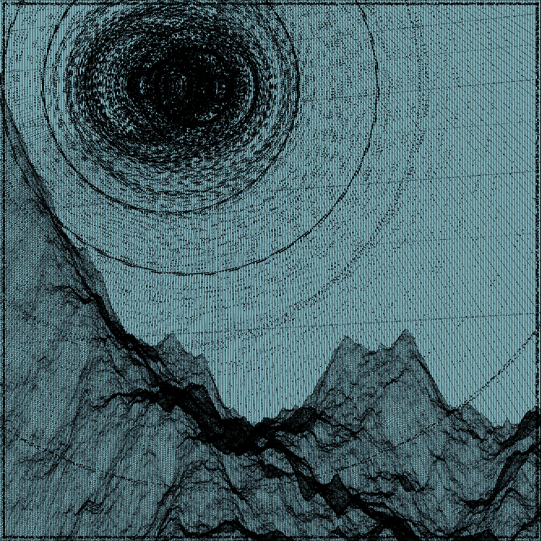 Surreal classic generative landscape #66