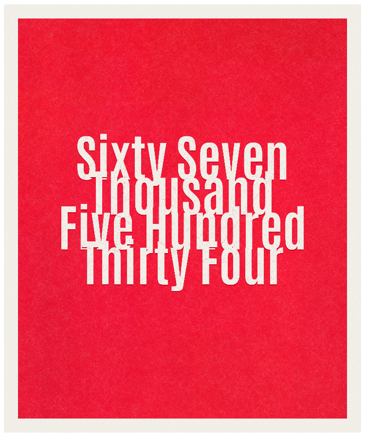 Count #67534