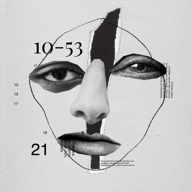 Collage faces #7