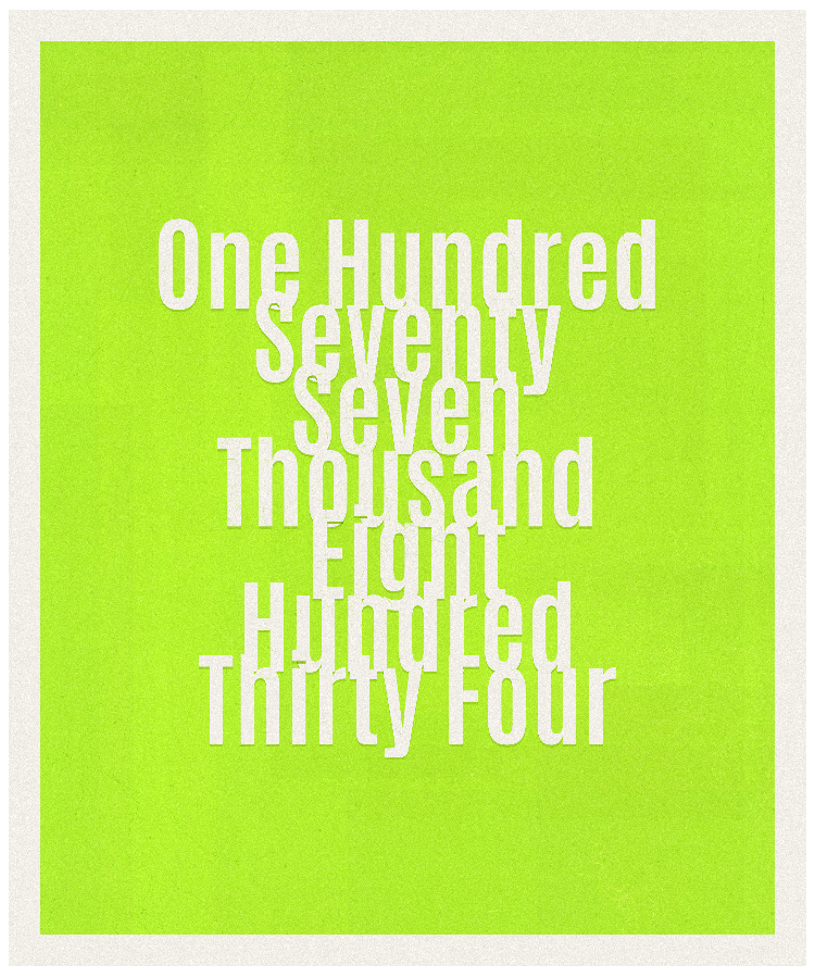 Count #177834