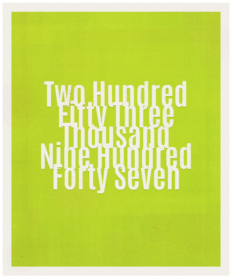 Count #253947
