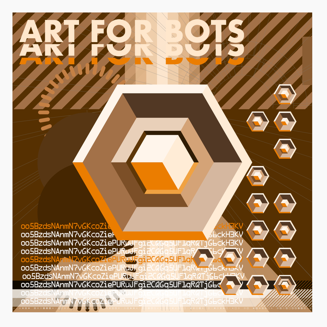 Hexagones - Art forBots forHumans forPrint #6