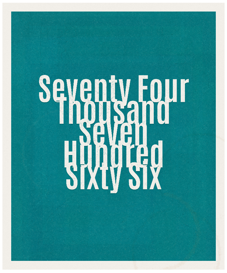 Count #74766