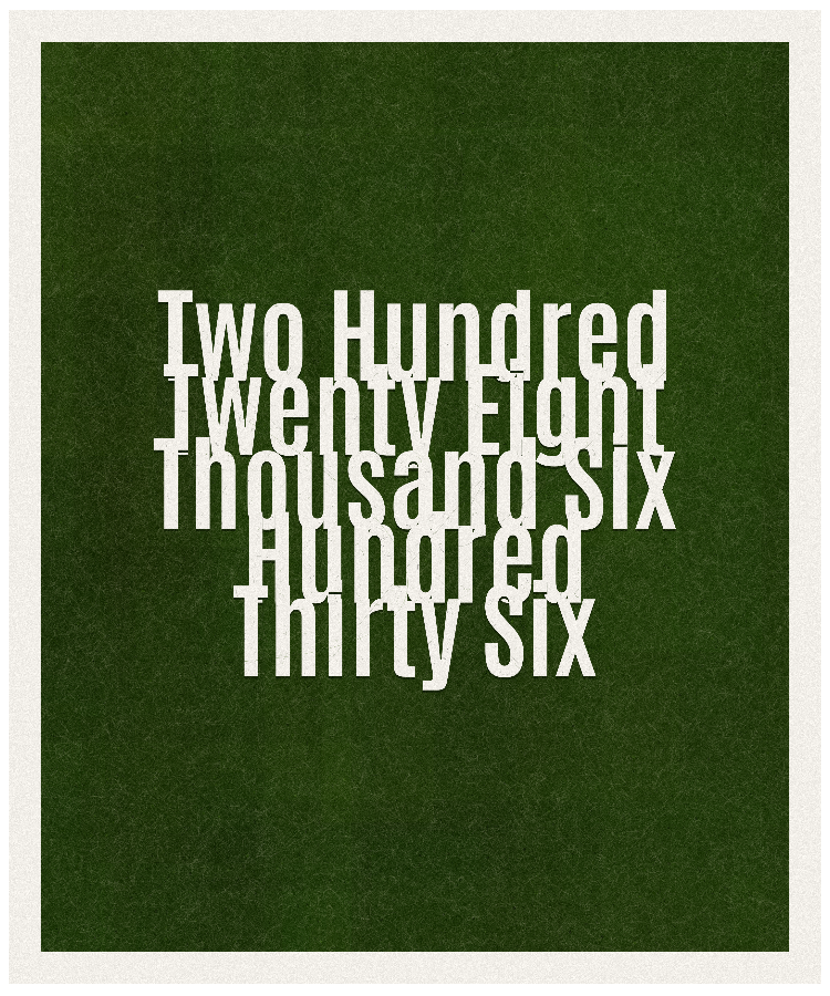 Count #228636