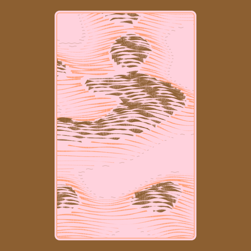 Topographic Playing Card #37