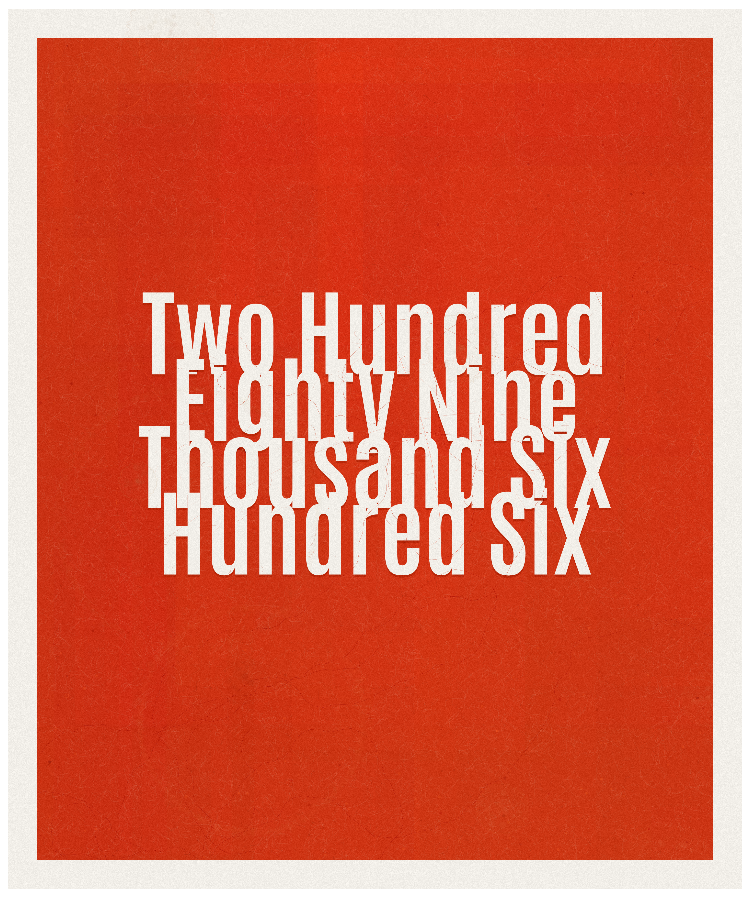 Count #289606
