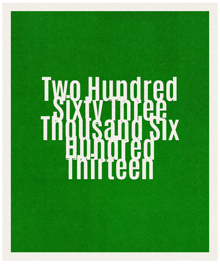 Count #263613