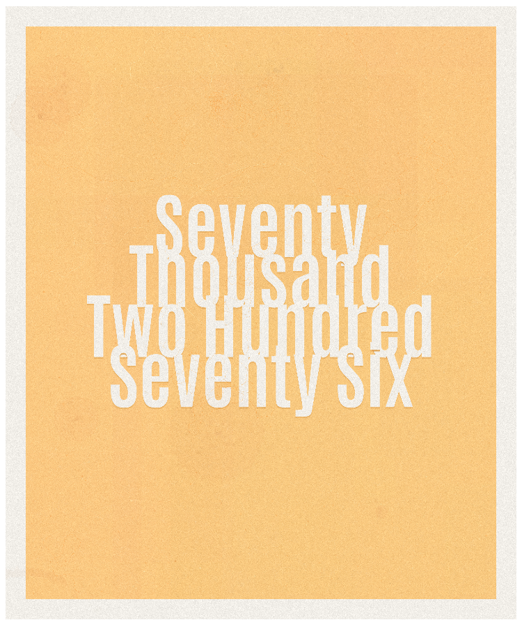 Count #70276