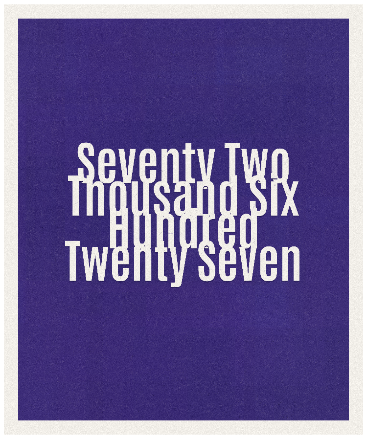 Count #72627
