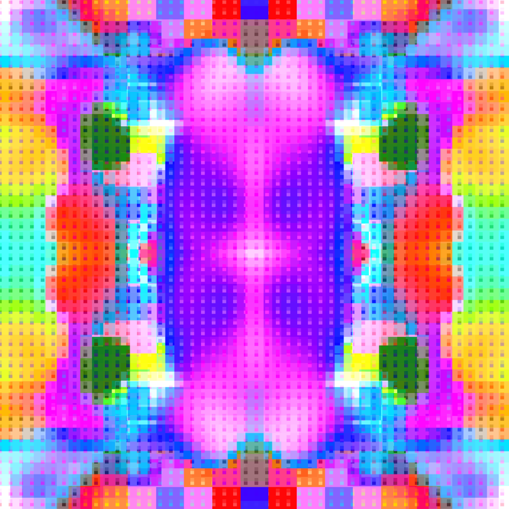 Magical Pixelated Kaleidoscope #9