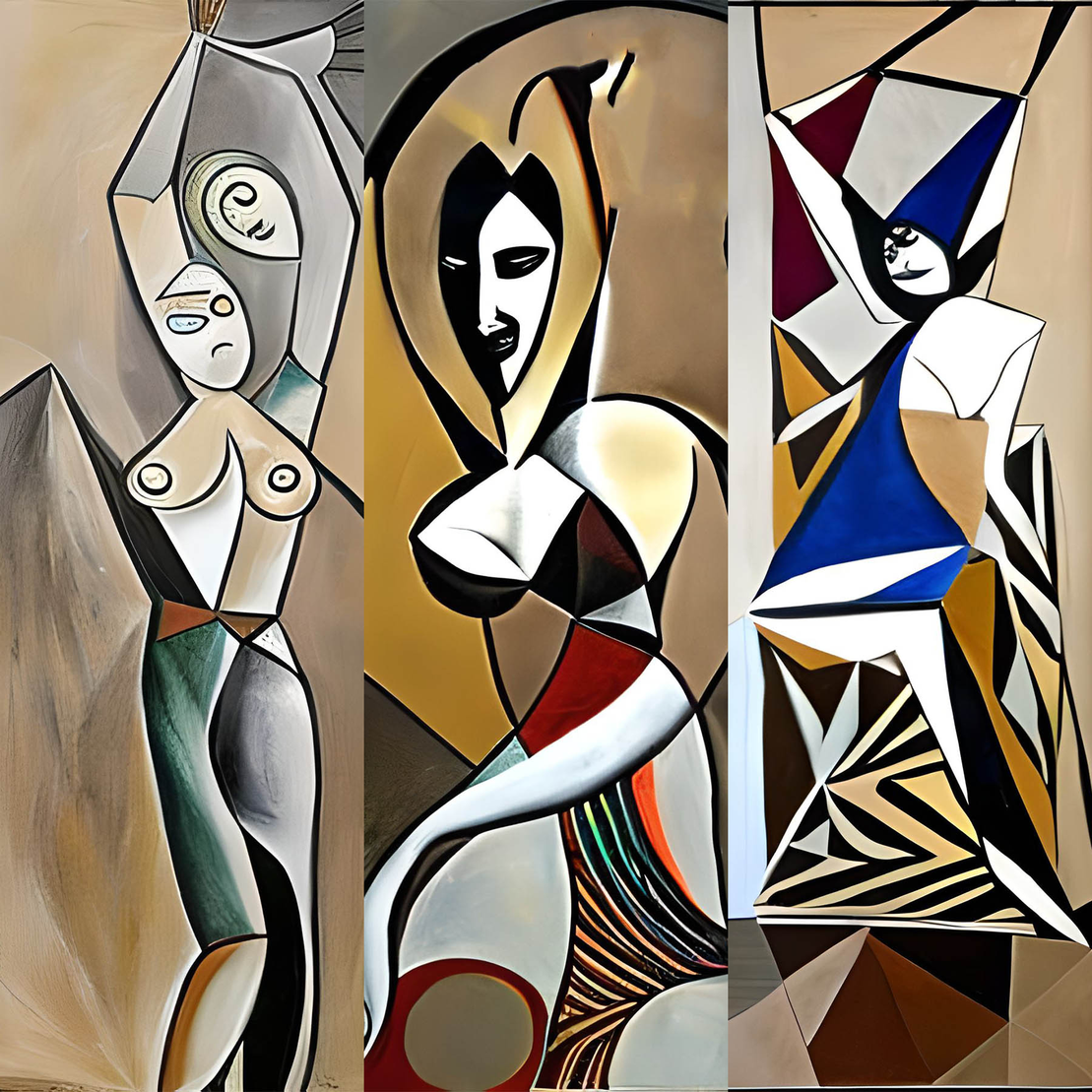 Cubism Dancers #10