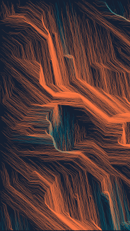 Algoscapes | Rock-face #478