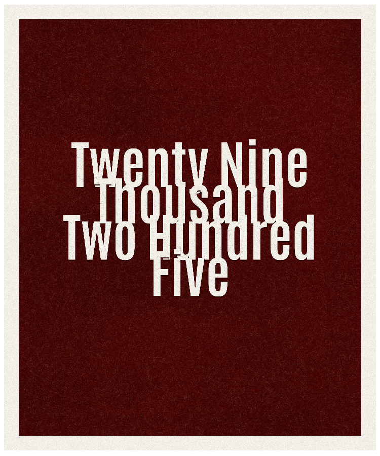 Count #29205