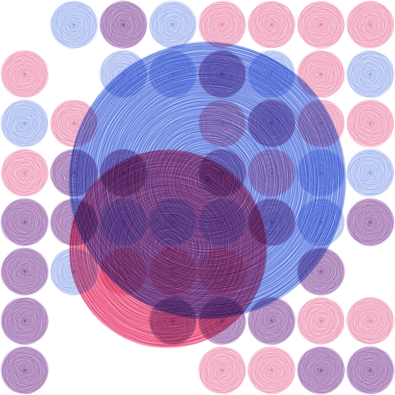 Brushed Circles #100