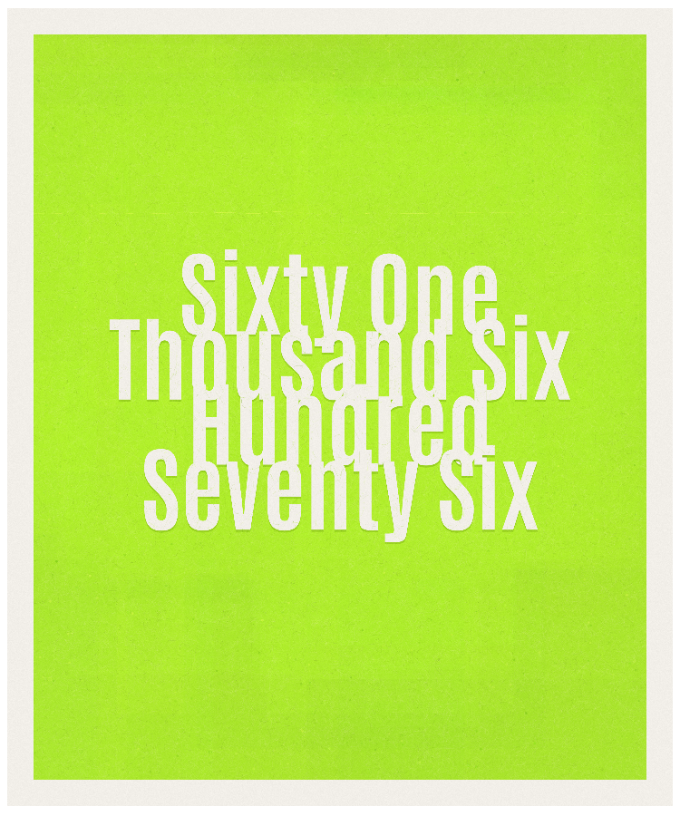 Count #61676