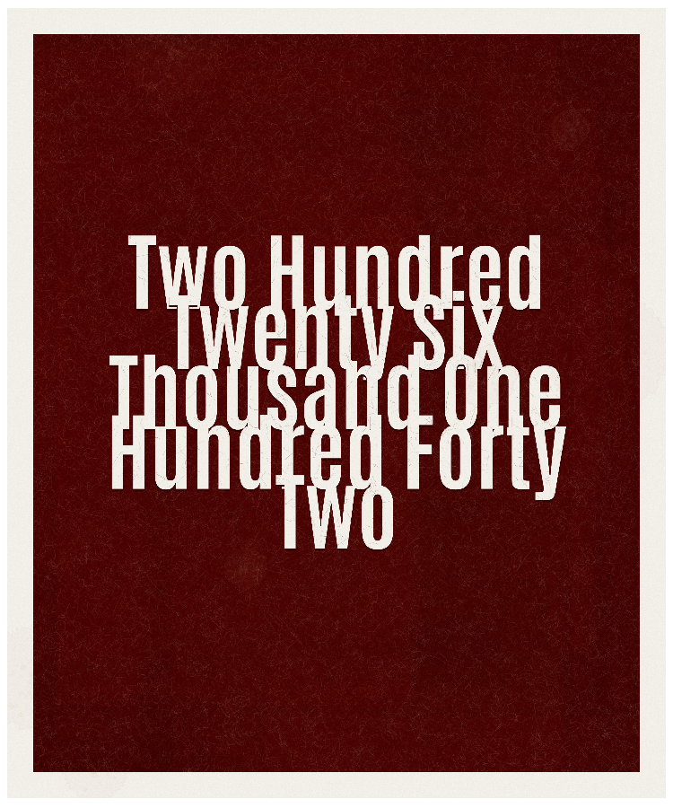 Count #226142